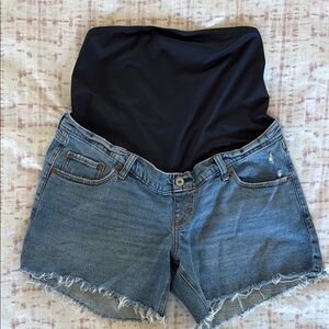 Abercrombie Maternity Jean Shorts Size 29